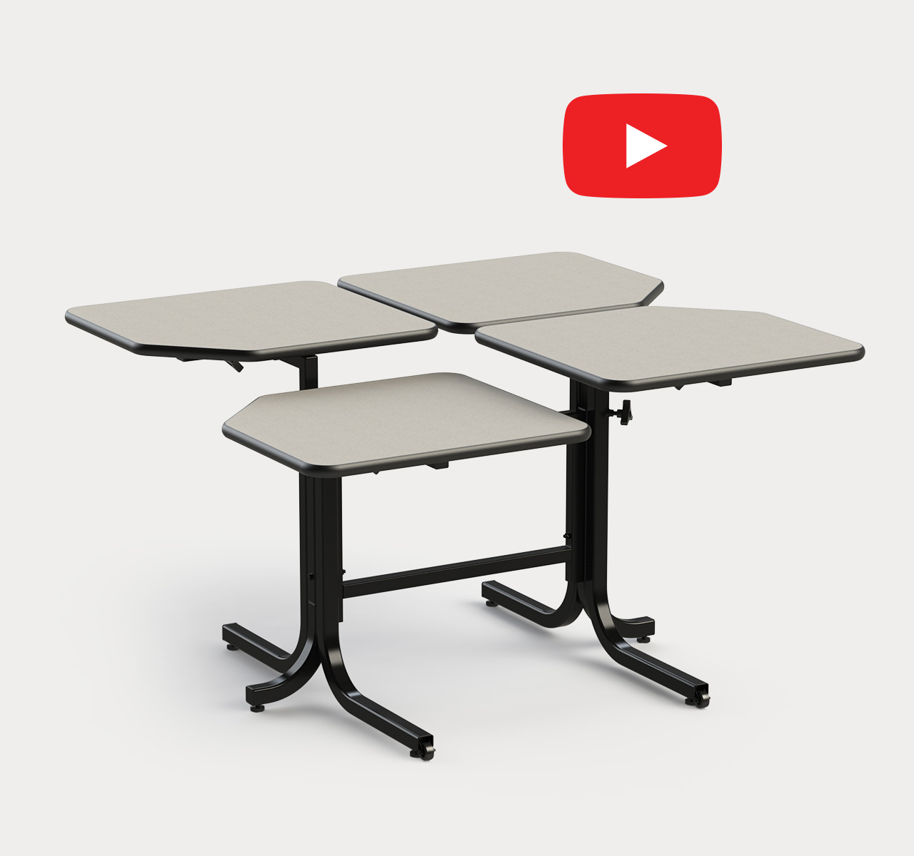 Butterlfy Adjustable Table (4 Seater)
